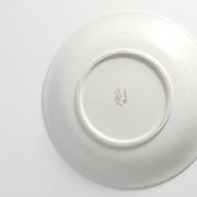 Folk Art Dish with Red Floral Motif by Ilse Claesson for Rörstrand, Sweden 1930