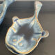 Series of 3 empty vintage pocket in Japanese ceramic stamped