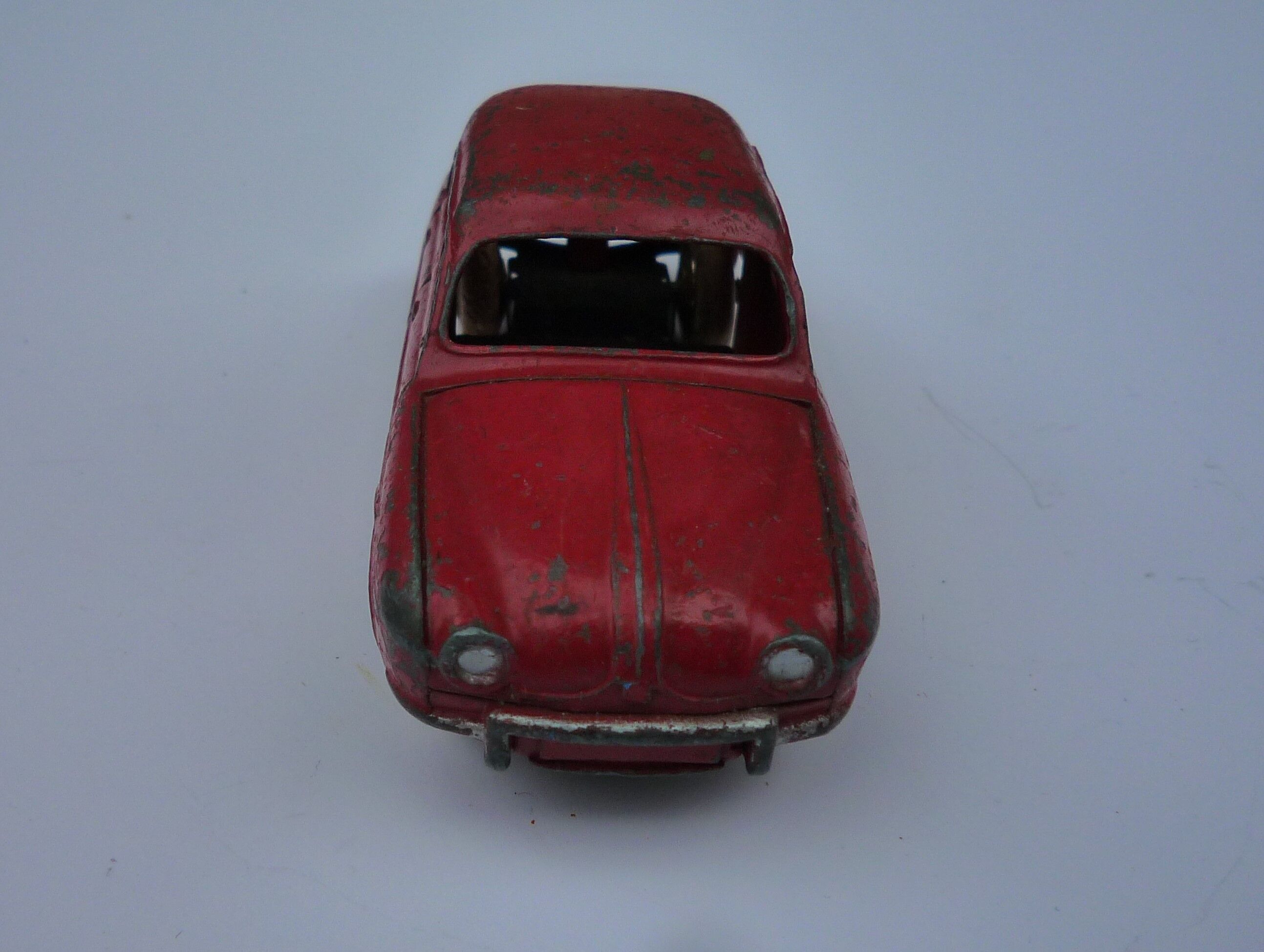 Vintage car Dinky Toys Renault Dauphine red