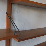 Danish modular teak shelf system by Poul Cadovius for Cado Royal 1950-60