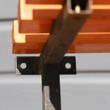 Wall-mounted coat rack with 6 hooks