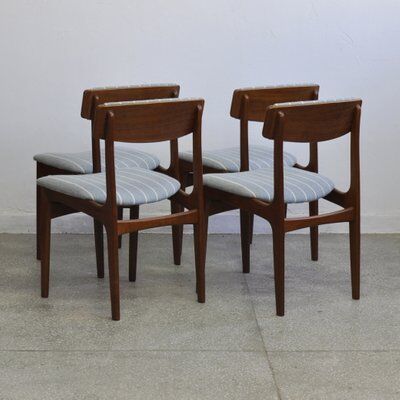 Set of 4 chairs by T.S.M in Denmark in the 1970