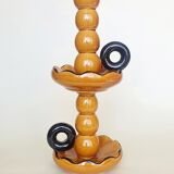 Pair of ceramic candle holders 1950