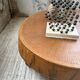 Brutalist coffee table "round log" XL