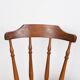 Pair of chairs in turned wood and fabric, vintage, dating from 1960.