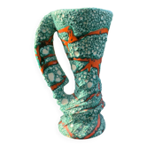 Fat lava vase Vallauris