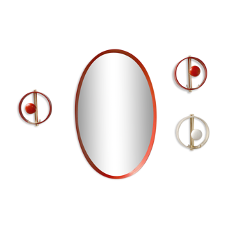 Entry set with mirror, 1960