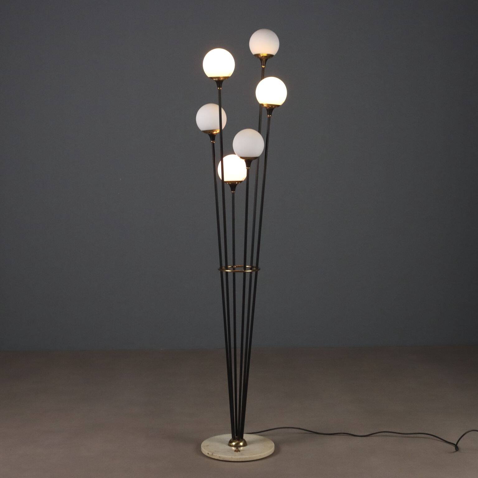 Vintage 1960s tree-style floor lamp