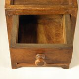 Wood box with drawers 19 x 14 cm
