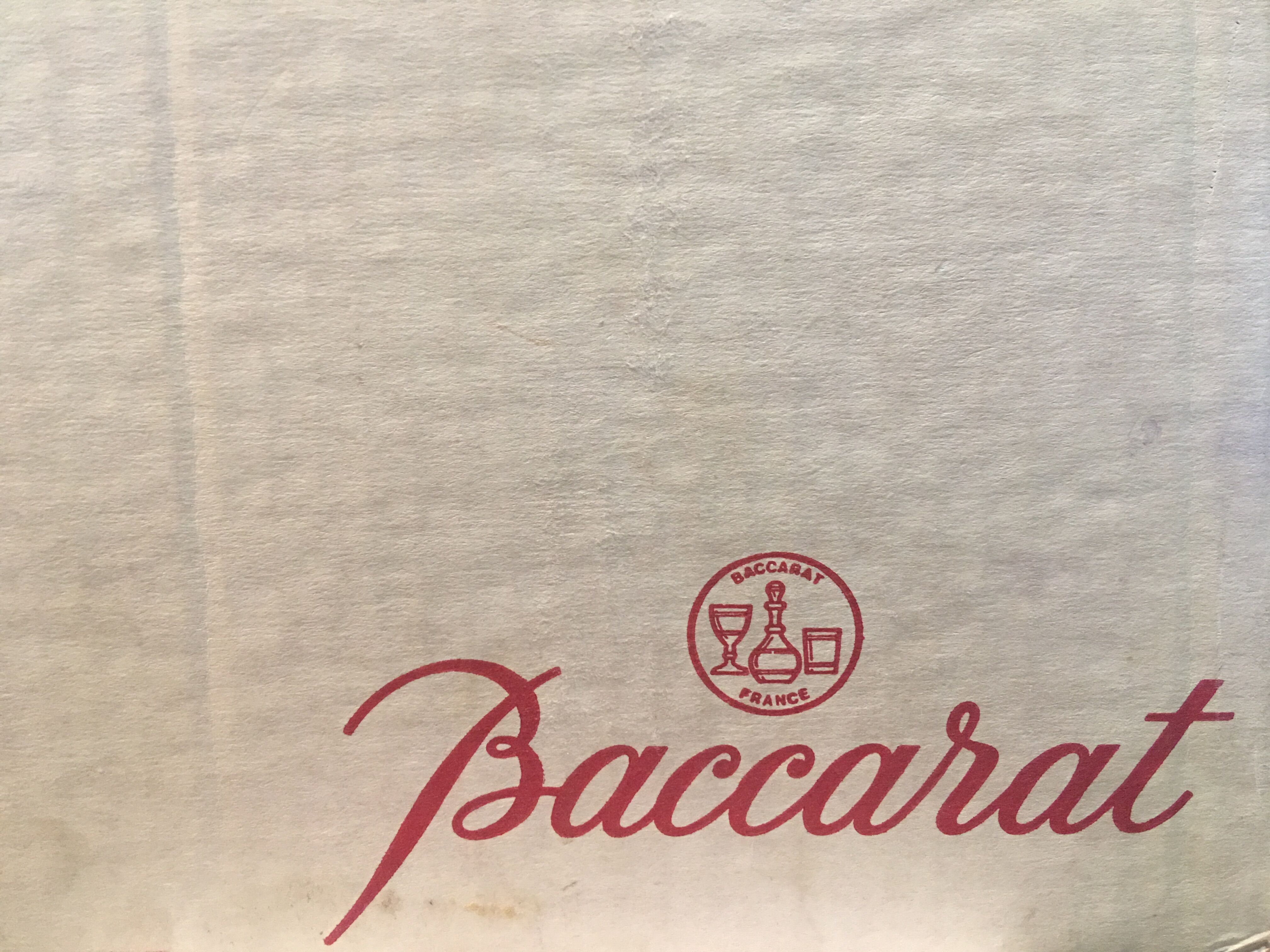 Baccarat Dom Perignon glasses