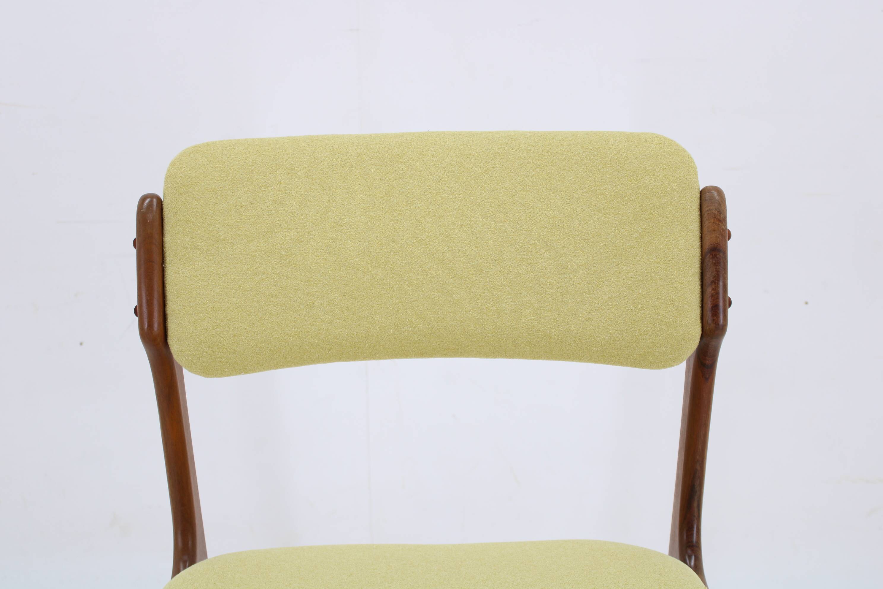 1960s Erik Buch Set of Six Restored Teak Dining Chairs, Denmark