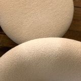Armchair and 2 ottomans 'Mushroom n°560' by Pierre Paulin 1959, old edition 1960
