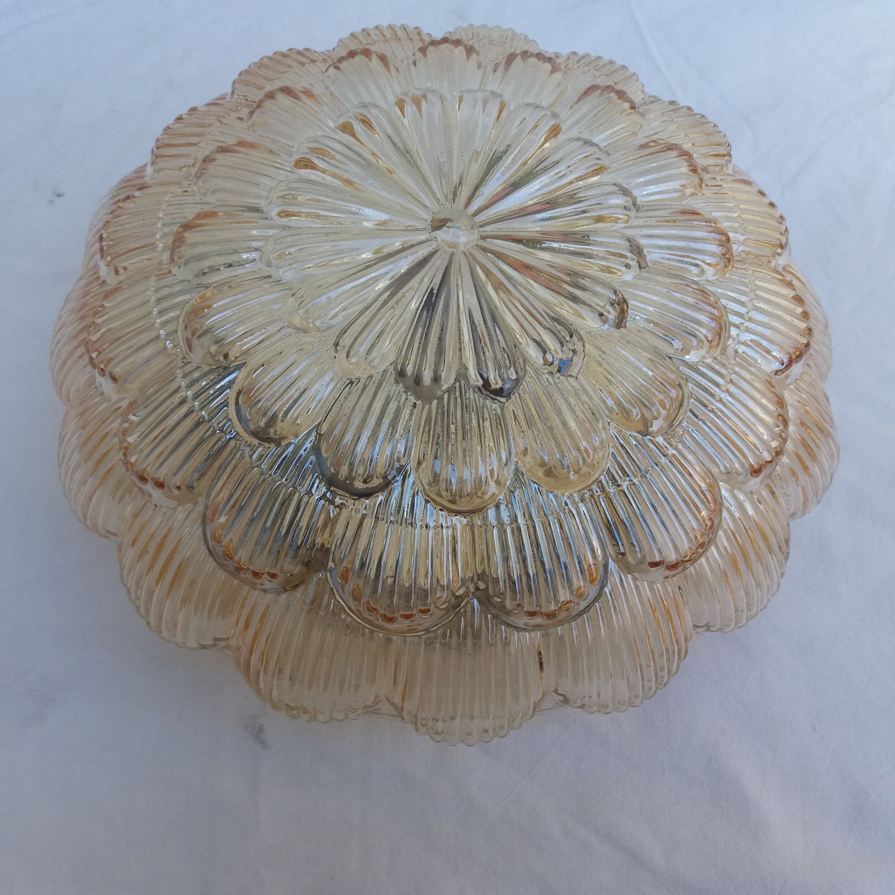 Ceiling light stained glass vintage