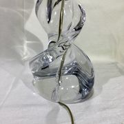 Pied de lampe en cristal de Sèvres