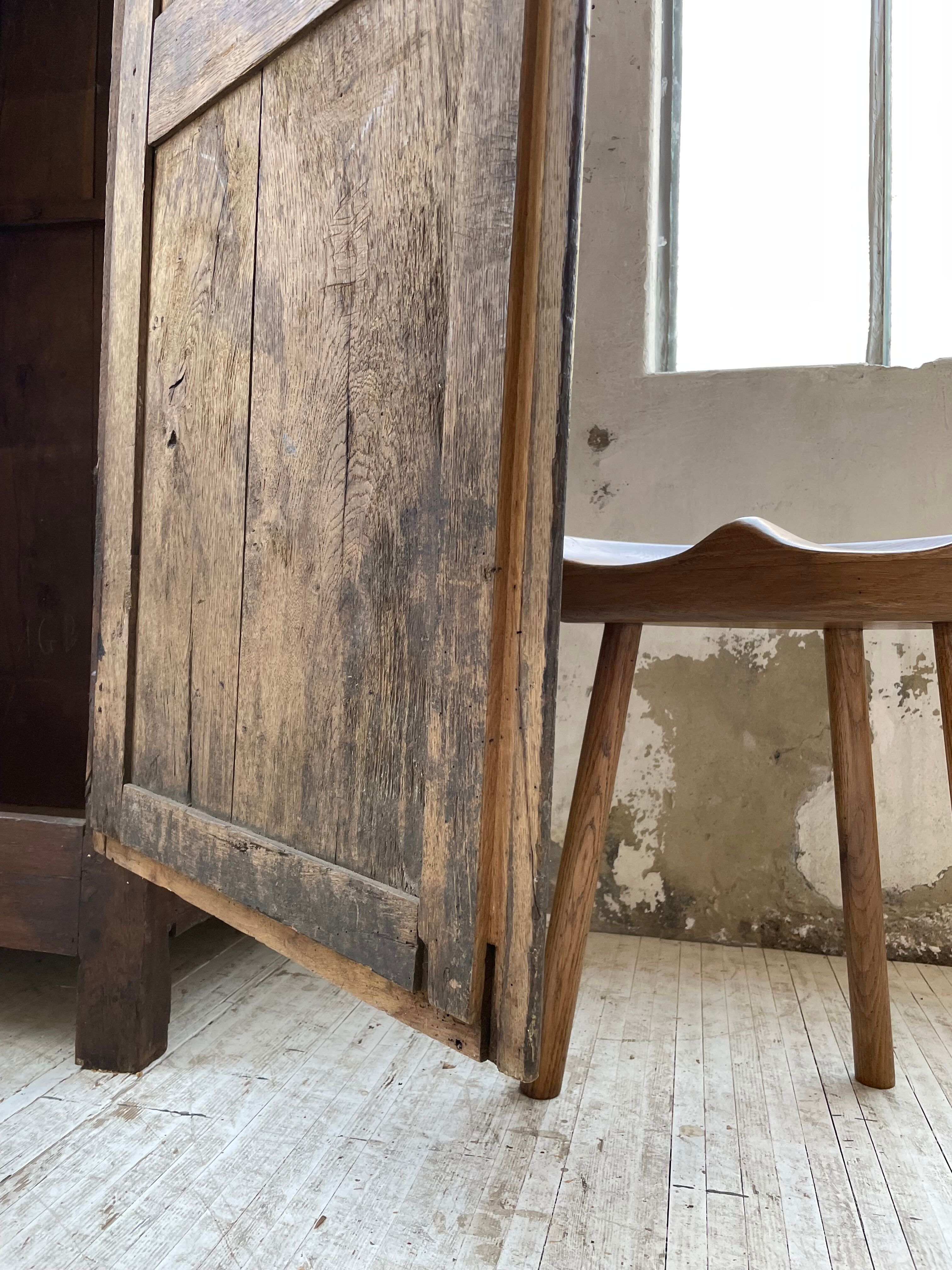 Savoyard solid oak cabinet XVIIIth