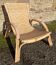 Chaise longue transat en osier rotin annèes 70/80