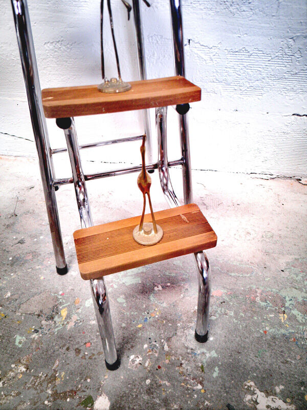 Vintage stepladder