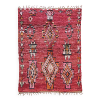 Tapis Boujad Rouge Berbère - 294 x 211 cm