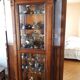 Cherry wood display cabinet with 6 adjustable glass shelves – Drimmer brand