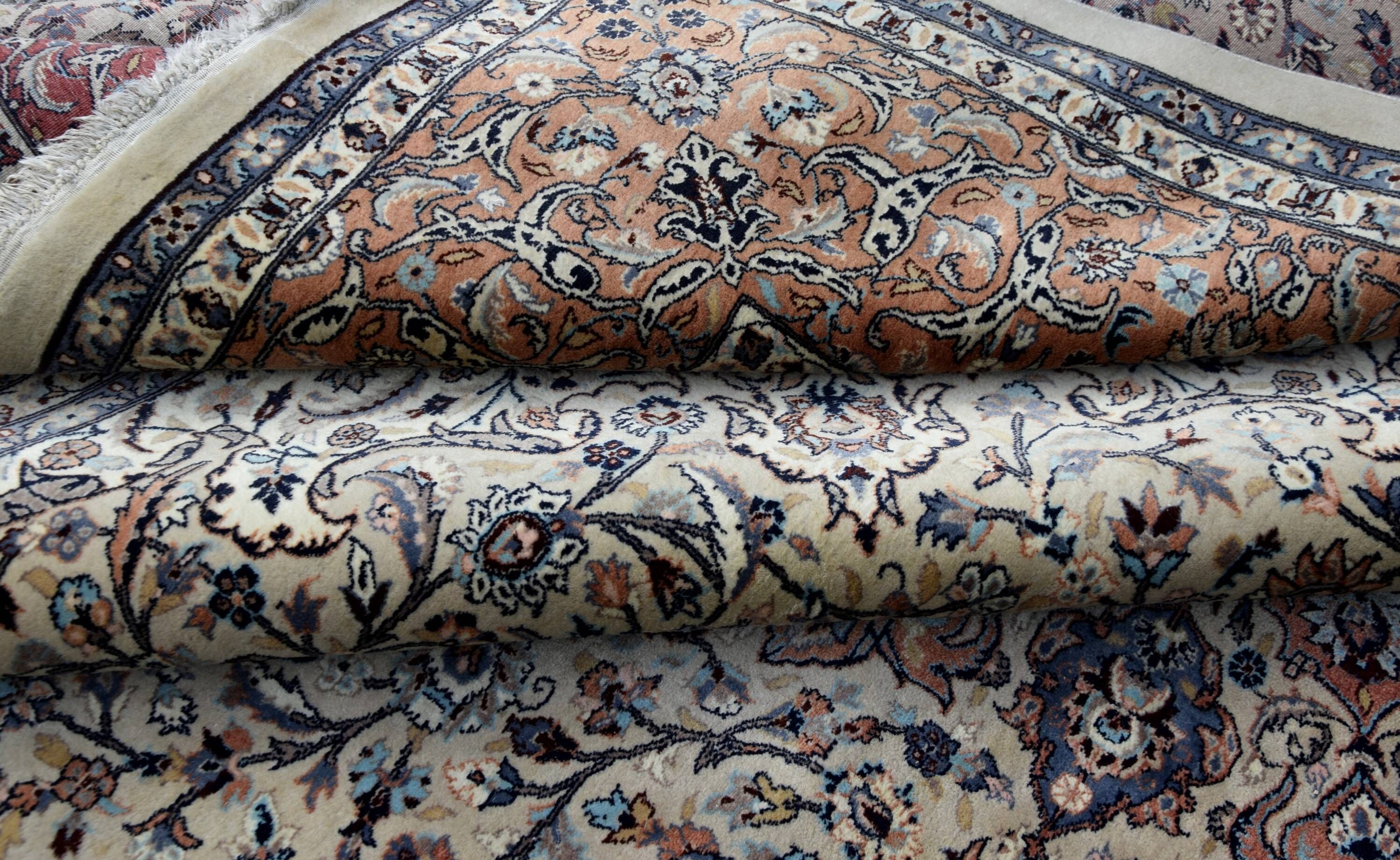 Large persian oriental carpet kashan iran - 275 x 375 cm