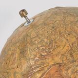 Antique globe with relief