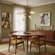 Vintage brass and cut glass chandelier – Italy, 1950s
