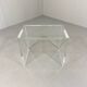 1970s Plexiglas Piano Stool / Side Table