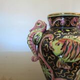 Vase " Hippocampe " Cerart Monaco signé et numéroté