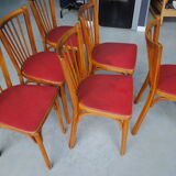 Set of 6 Bistro Baumann chairs
