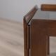 Vintage 1970s Coffee Table in Wood and Glass, Italian Design