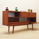 Buffet haut en teck, design danois, années 1970, production : Danemark