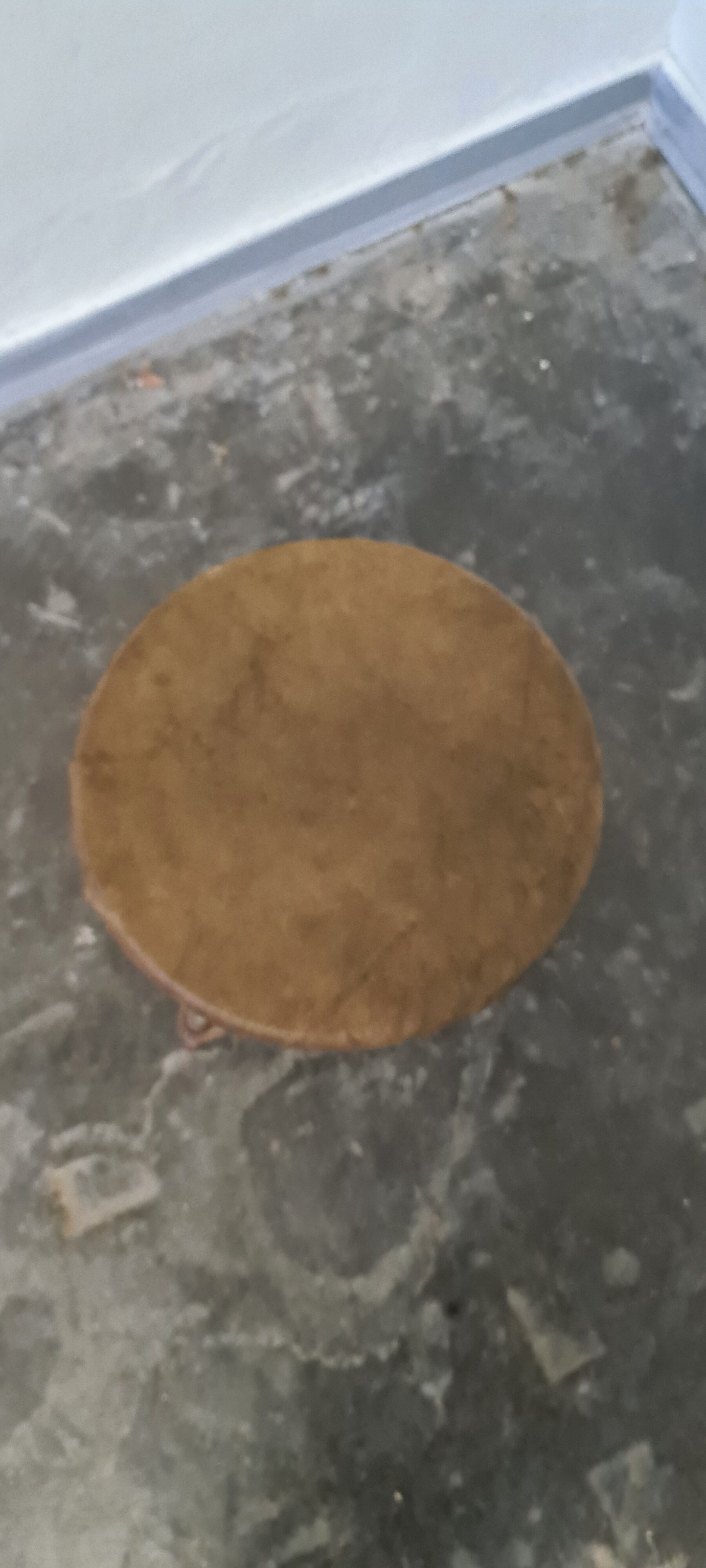 Metal and wood industrial stool