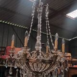 Old Baccarat crystal chandelier