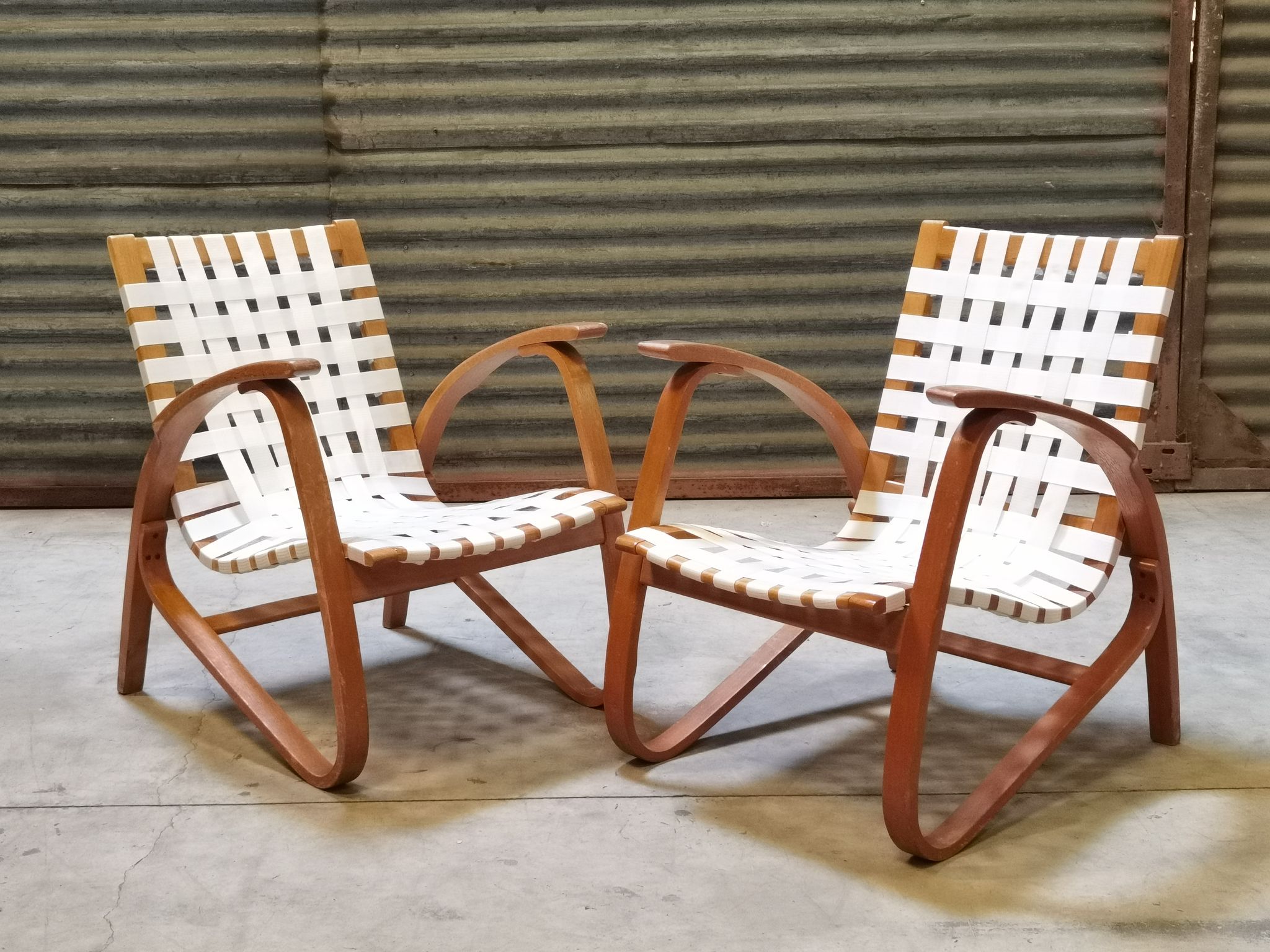 Paire de fauteuils par Jan Vanek pour Up Zavody 1930