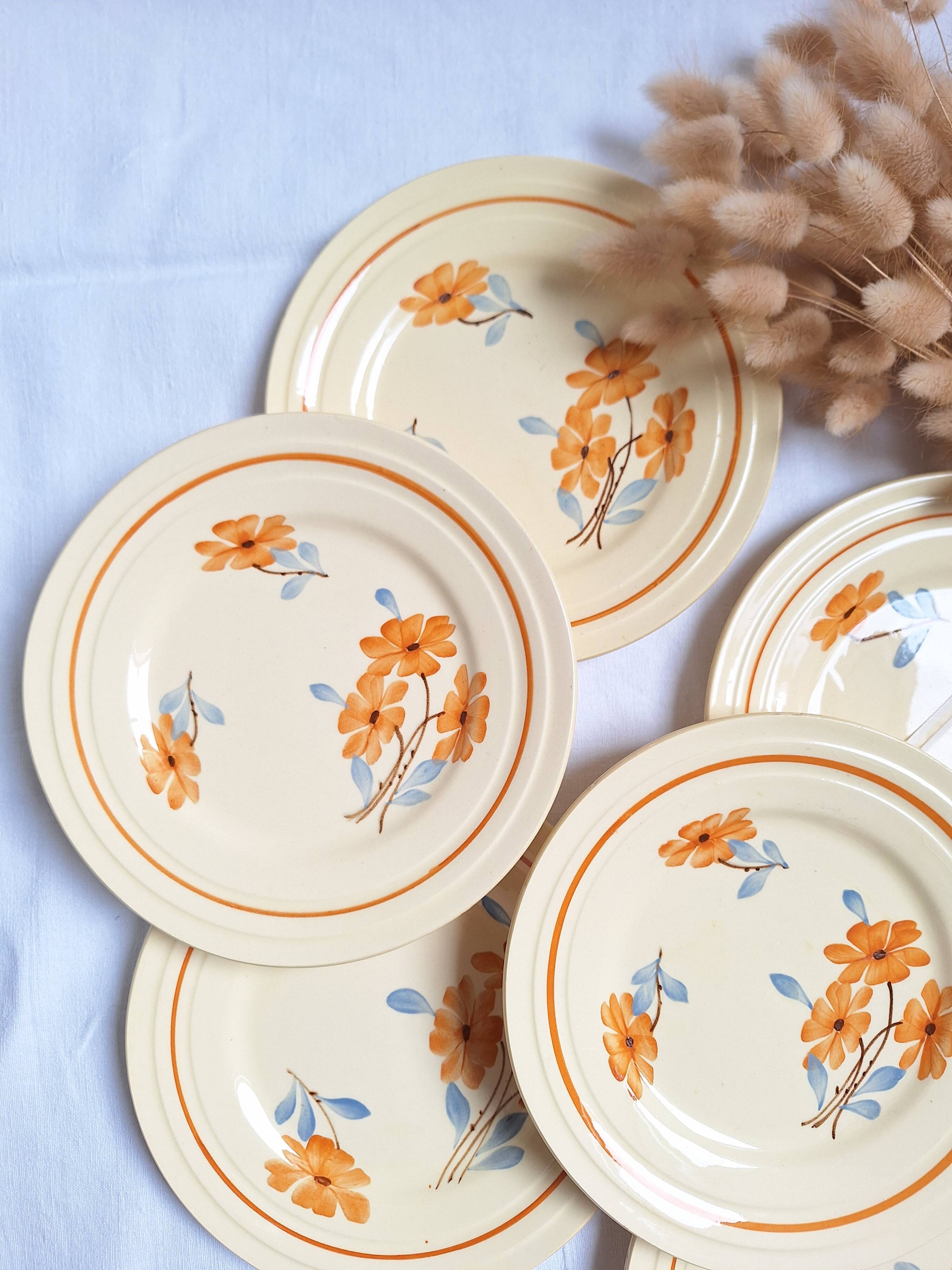 Vintage dessert plates