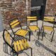 Set de 4 chaises de bistrot Tolix T21