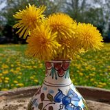 Small colorful vase