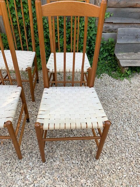 Lot de 4 chaises Roche Bobois années 80