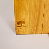 Constructivist wooden lamp edited by the House renewed circa 1970