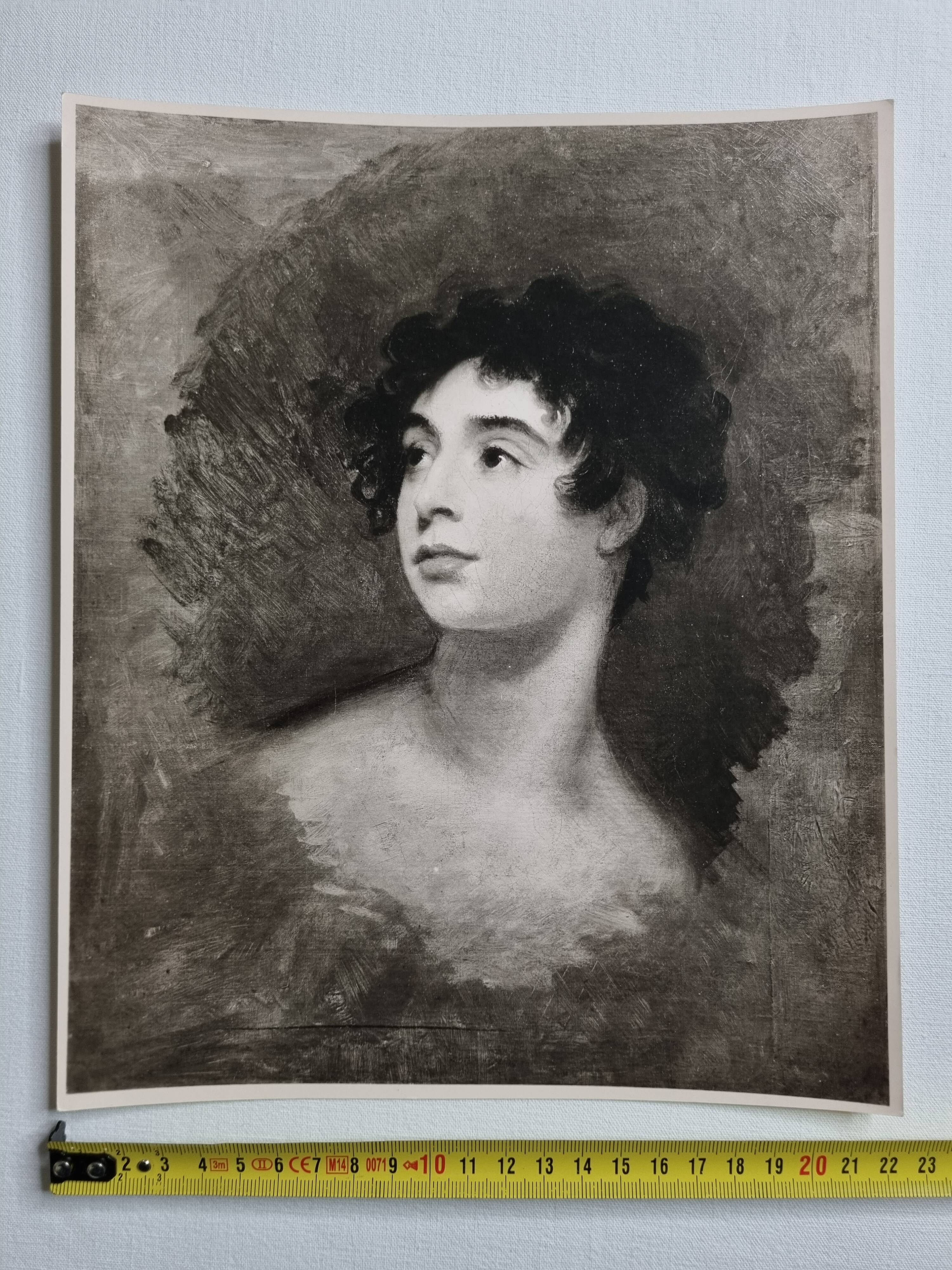 Fine art photography after Sir Thomas Lawrence, Portrait of a Woman, 60s-70s