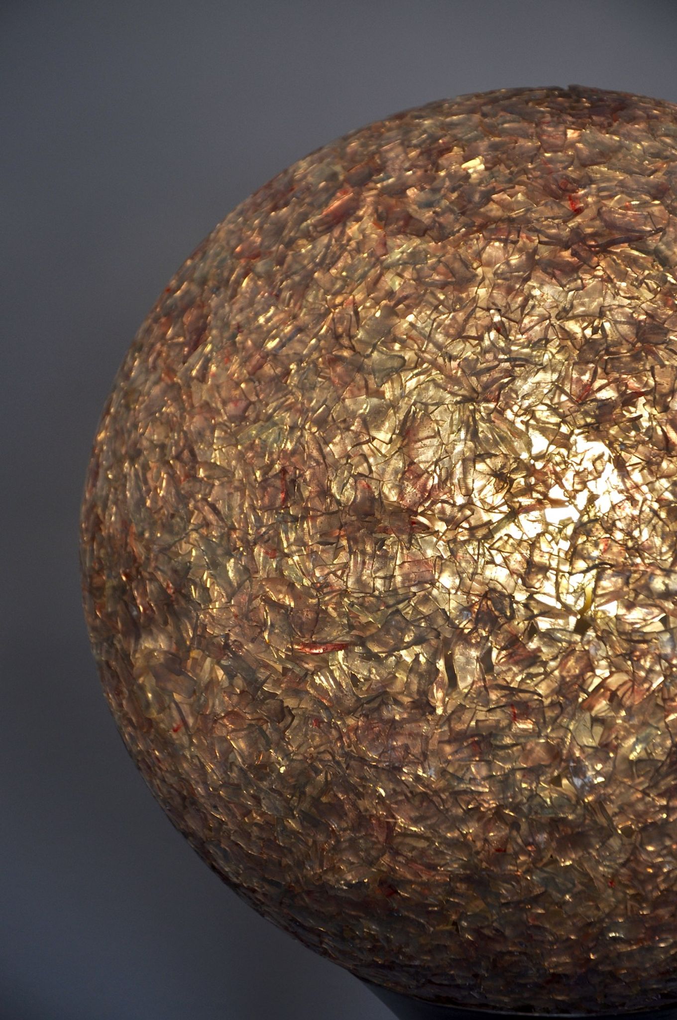 Spherical lamppost in Metcicrylate, Space age, 1970
