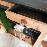 Library- croat in renovated old pitchpin