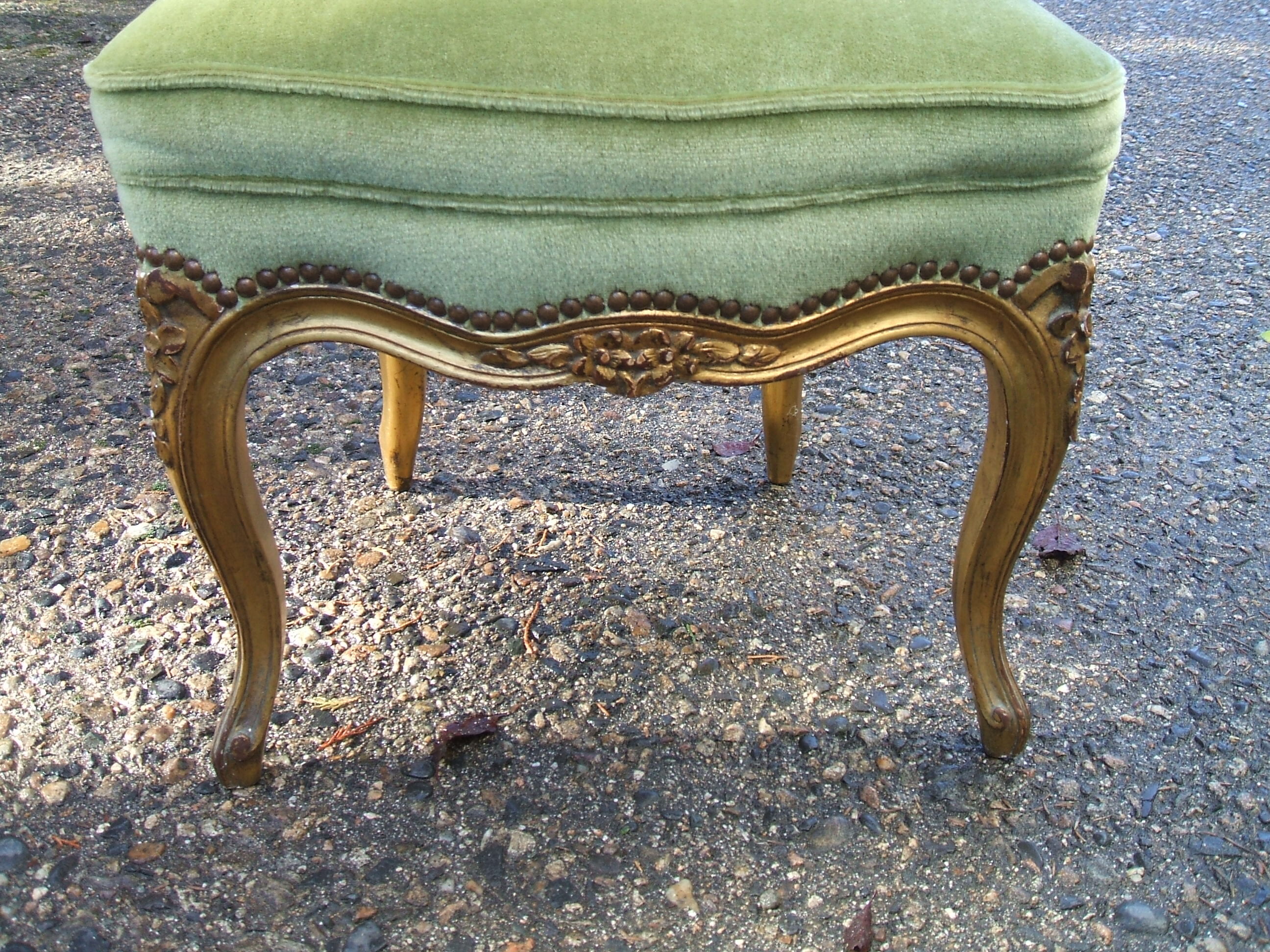 Wooden chair dore style Louis XV