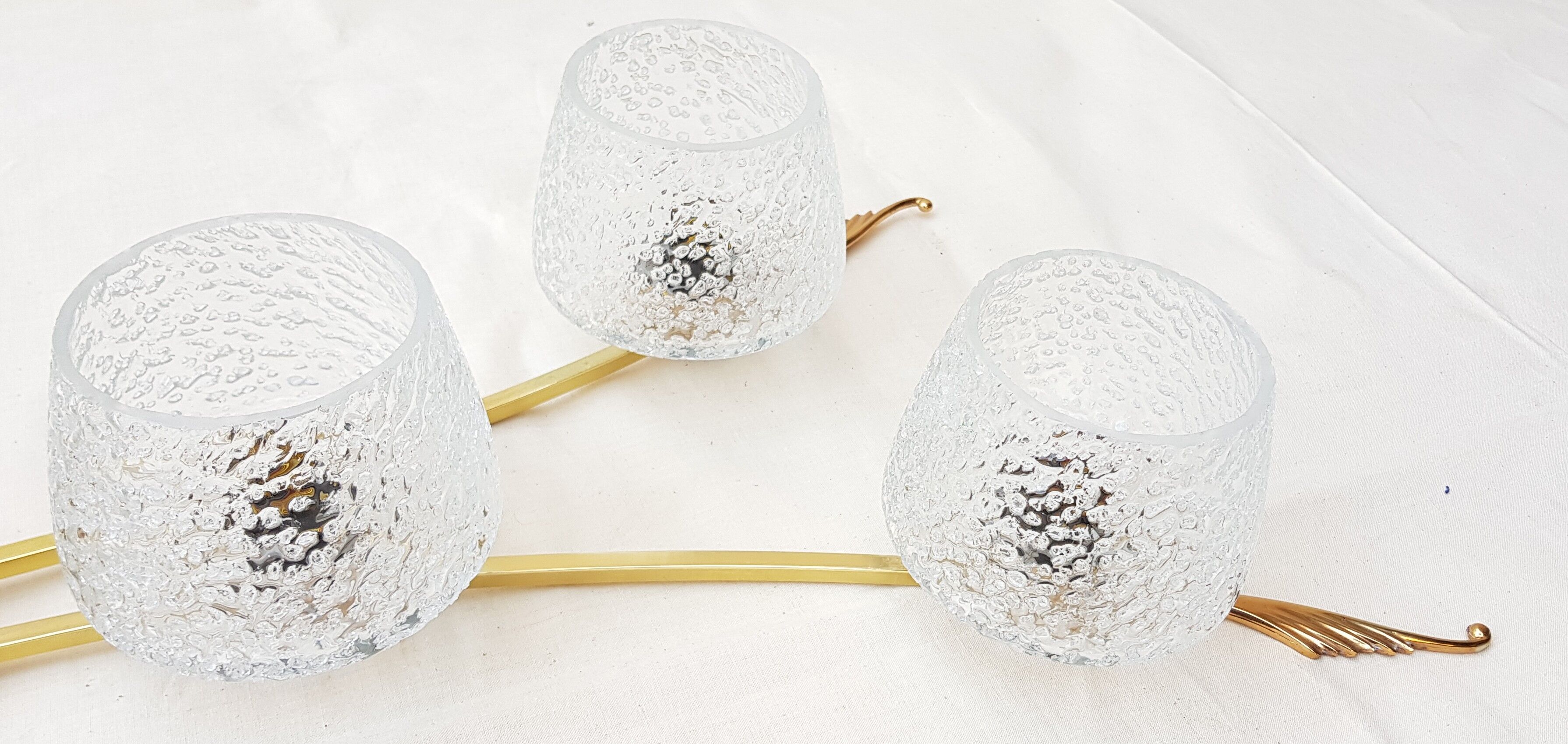 Large brass chandelier