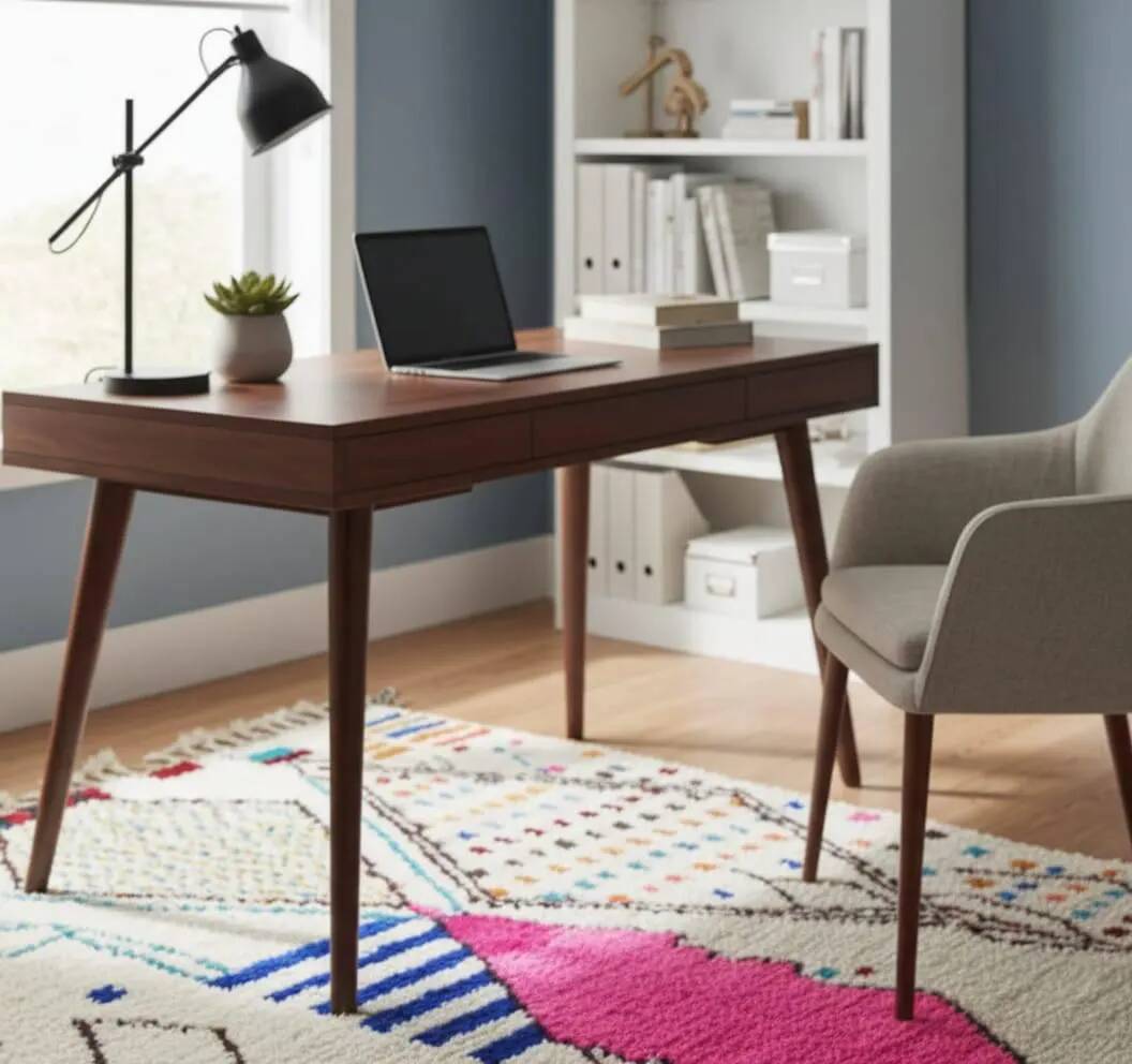 Handmade artisanal Berber rug 3x2 m