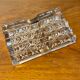 Glass fountain holders or pen holders from the 50s