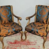 Fauteuils style Louis XV