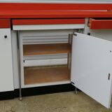 Formica sideboard with its 70' retractable table