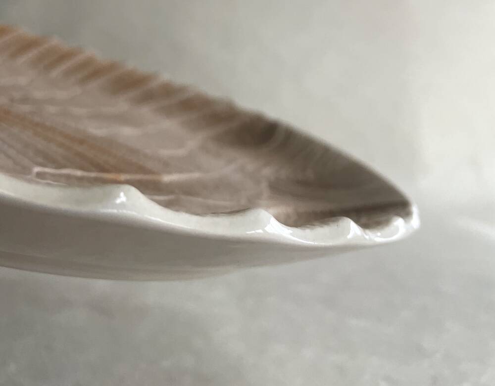 Lot de 6 assiettes poissons en céramique – Sarreguemines