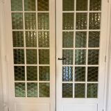 Double portes vitrage années 70